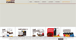 Desktop Screenshot of cafescumbal.com